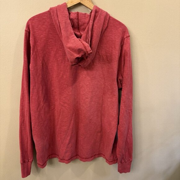 Ralph Lauren Denim & Supply Hooded Men’s Shirt Size XL Red Long Sleeve Retro - Picture 2 of 10